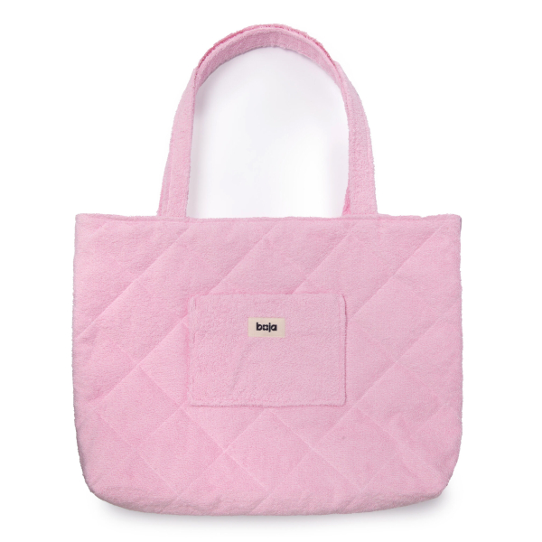 BOJA, Сумка Стеганная Махровая розовая