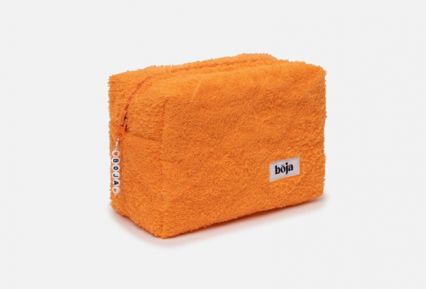 BOJA, Косметичка Махровая оранжевая Средняя