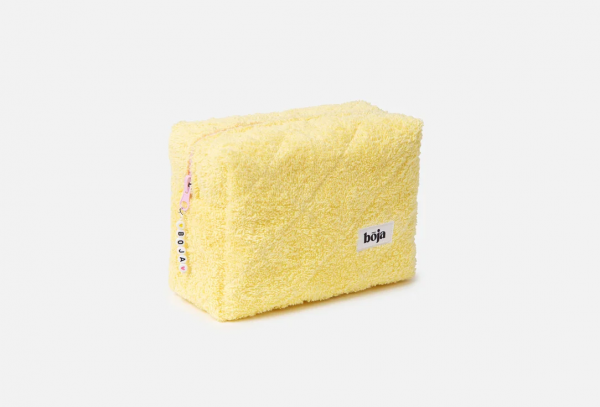 BOJA, Косметичка Махровая желтая Большая