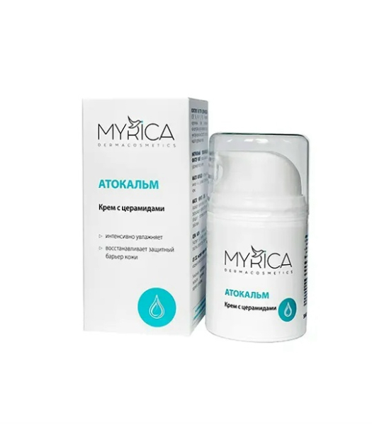 MYRICA, Крем с церамидами Атокальм