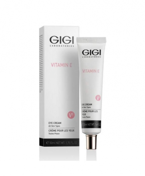 GiGi, Крем для век с витамином Е, Vitamin E Eye cream All skin types, 50 мл
