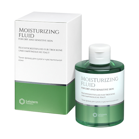 Leistern Cosmetics, Тоник-флюид для сухой и чувствительной кожи, Moisturizing fluid Leistern, 300 мл от интернет-магазина 360 SHOP