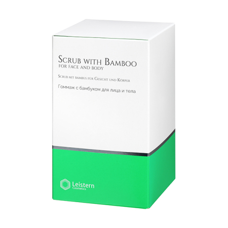Leistern Cosmetics, Гоммаж с бамбуком для лица и тела, Scrub with Bamboo for the face and body, 300 мл от интернет-магазина 360 SHOP