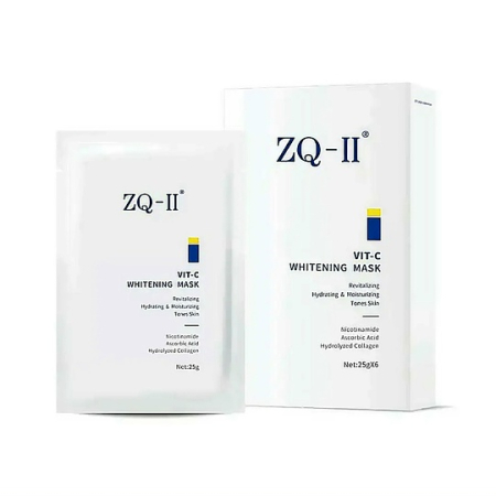 ZQ-II, Отбеливающая маска с витамином С, Vit-C Whitening Mask