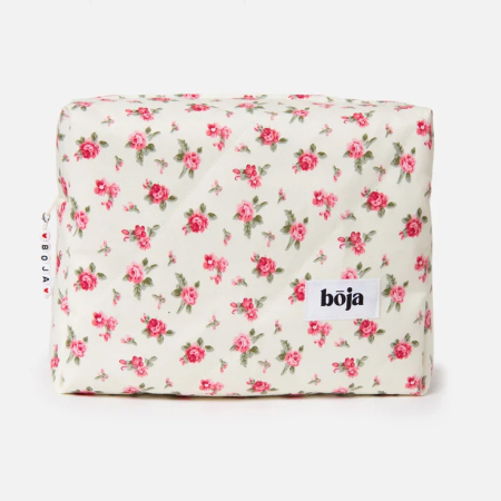BOJA, Косметичка Ванильный зефир Большая (розовая внутри)